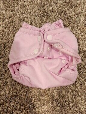 Rump-a-rooz Newborn Pink Cloth Diaper Cover